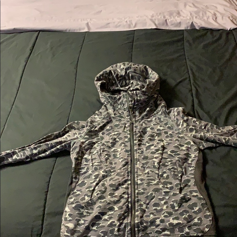 Lululemon cheetah zip up